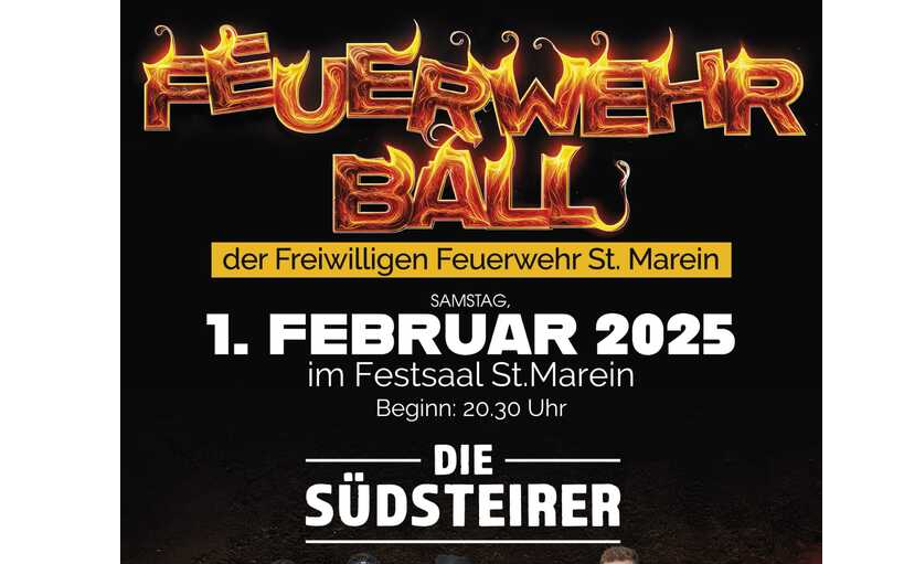 01.02.2025 Feuerwehrball, Festsaal St. Marein-Feistritz