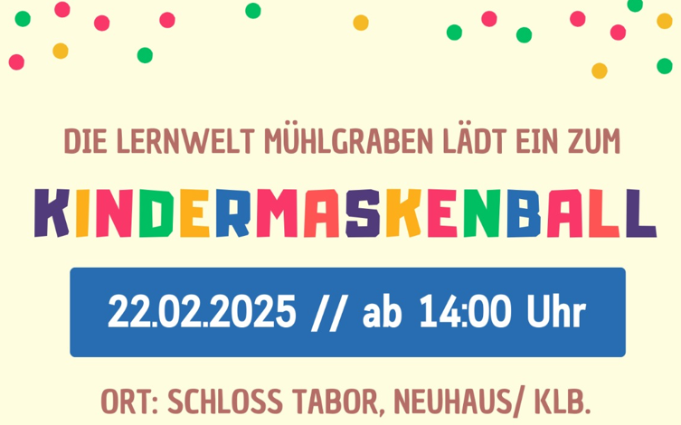 Kindermaskenball Lernwelt