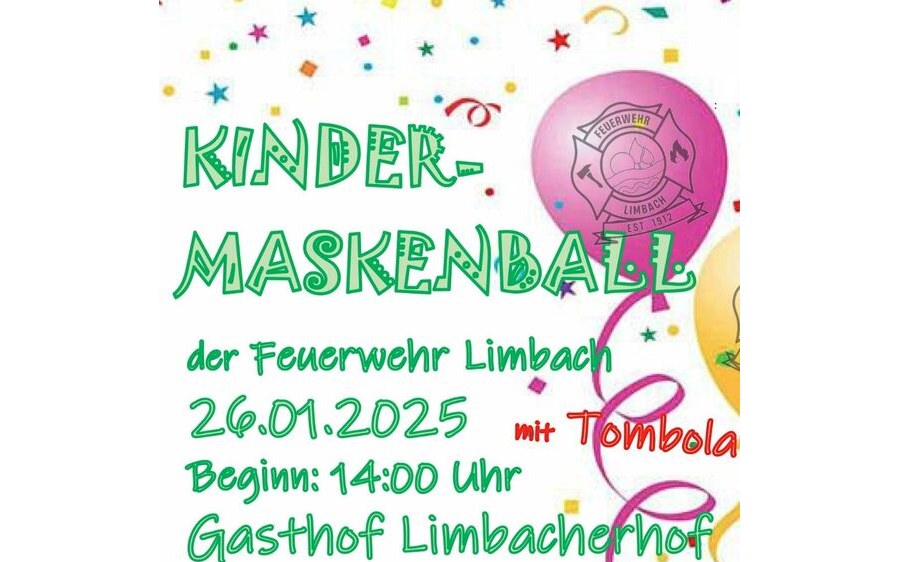 Kindermaskenball der FF Limbach