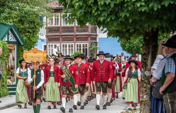 Platzkonzert mit Heimatabend am Stoderplatzl des Musikverein St. Martin am Grimming